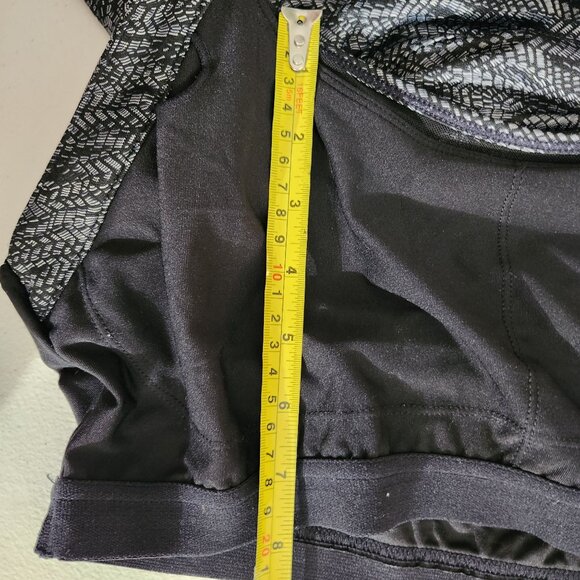 MPG Tennis Dress Womens Medium Black Gray Athletic Sheer Mesh Paneling - Picture 15 of 15